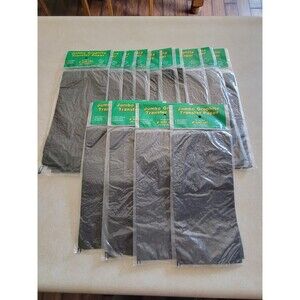 NIP Lot Of 14 Jumbo Graphite Transfer Paper Yard Art 18X36 Reusable Erasable 90s